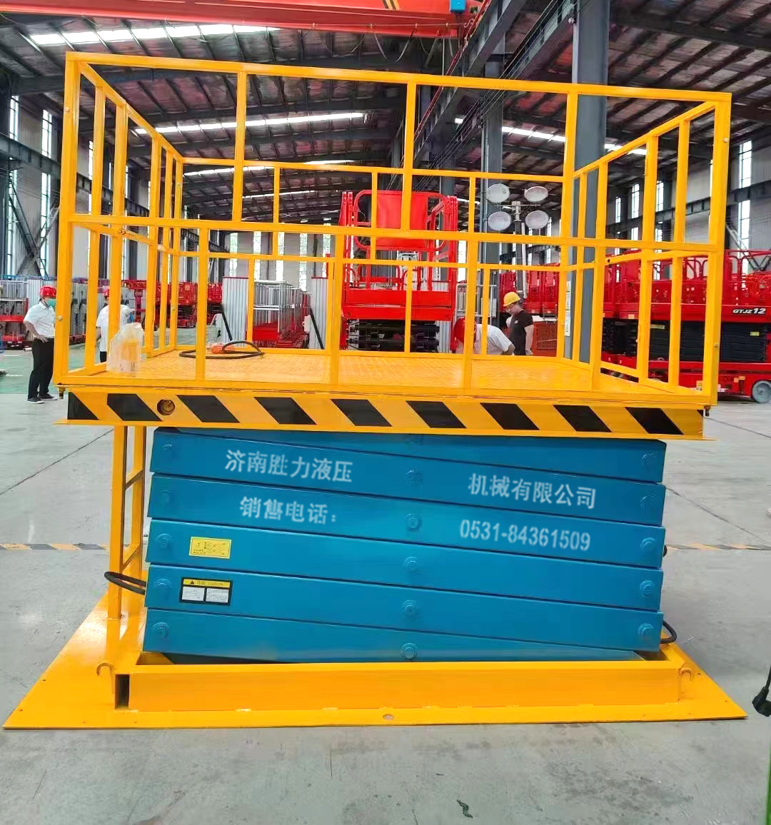 定制剪叉升降平臺(tái)組裝調(diào)試完畢！